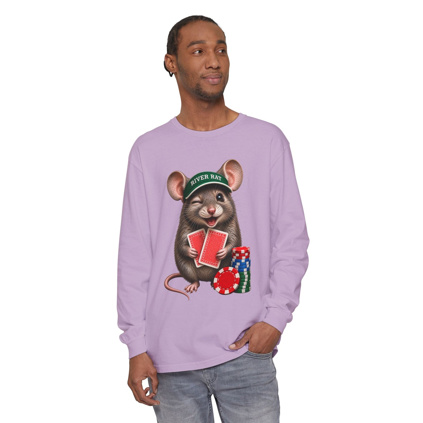 GGC [River Rat] Poker Shirt — Long Sleeve Shirt