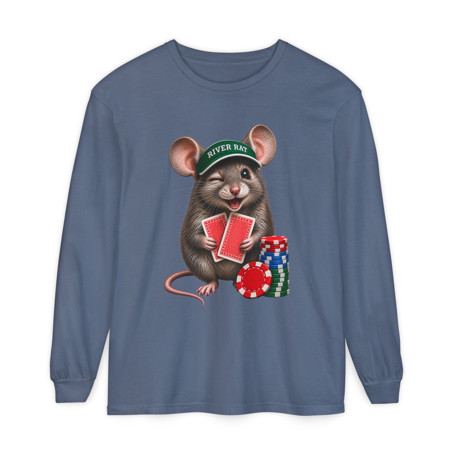 GGC [River Rat] Poker Shirt — Long Sleeve Shirt