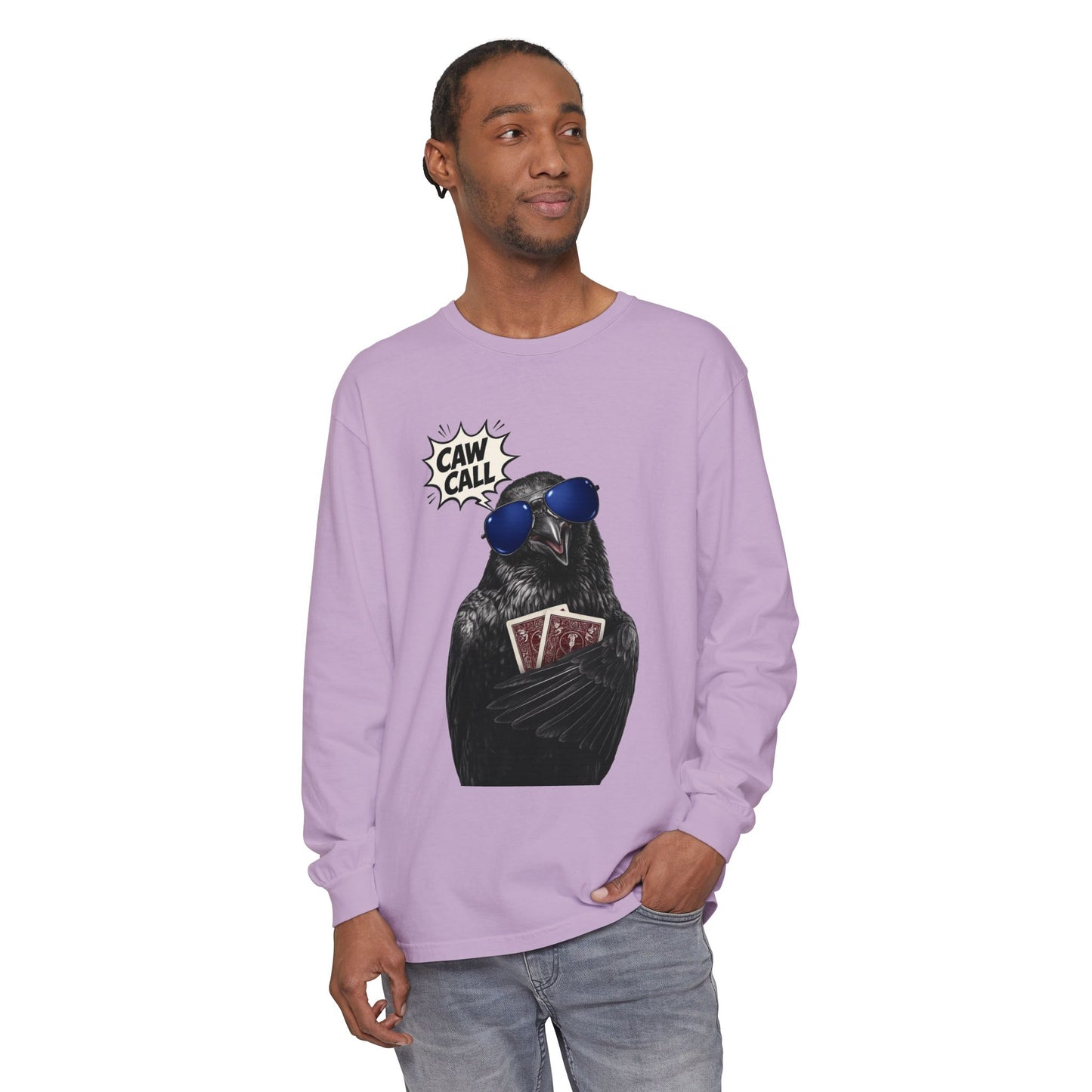 GGC Caw Call Crow Poker Shirt | Long Sleeve Shirt