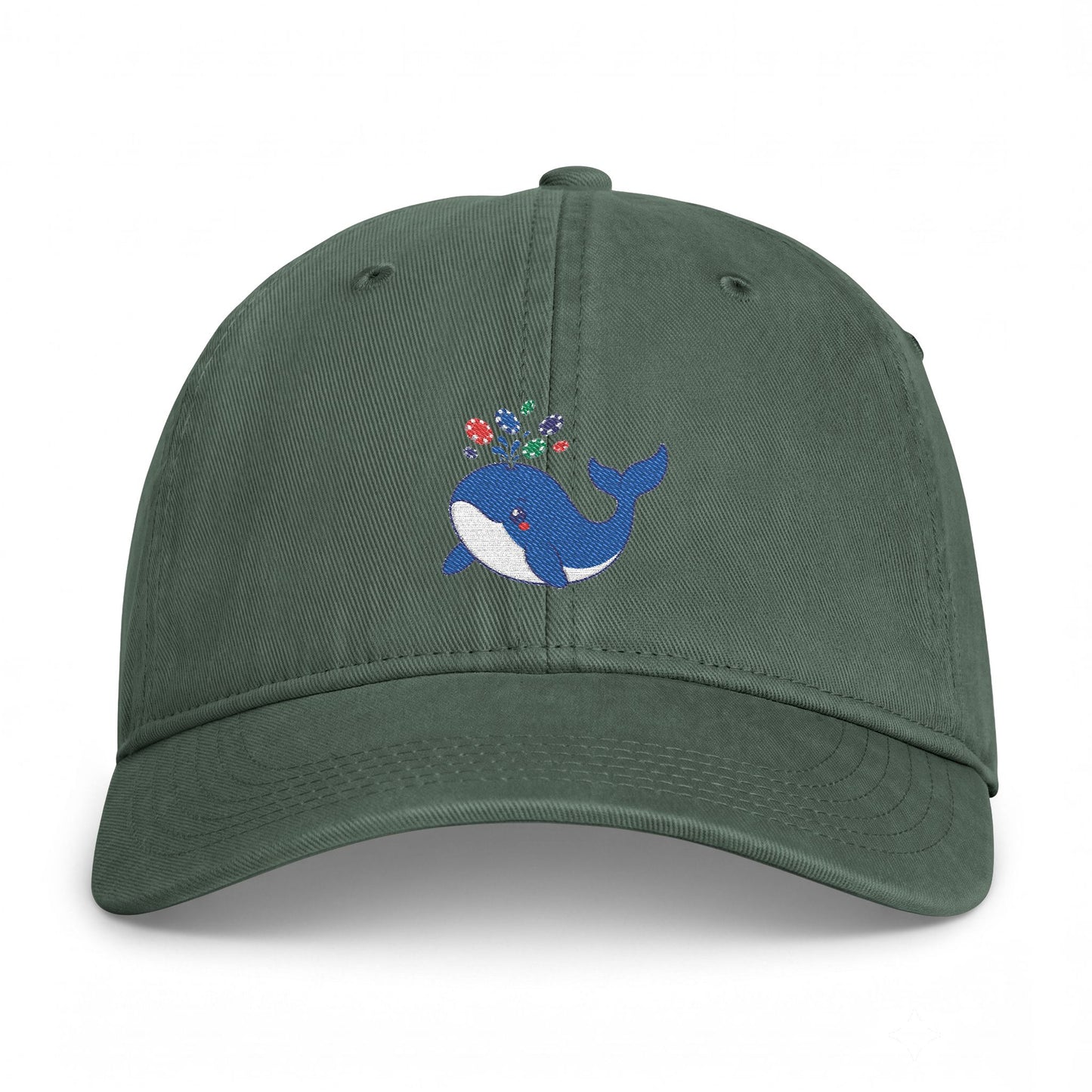 GGC Poker Whale Cap | Washed Coastal Dad Hat