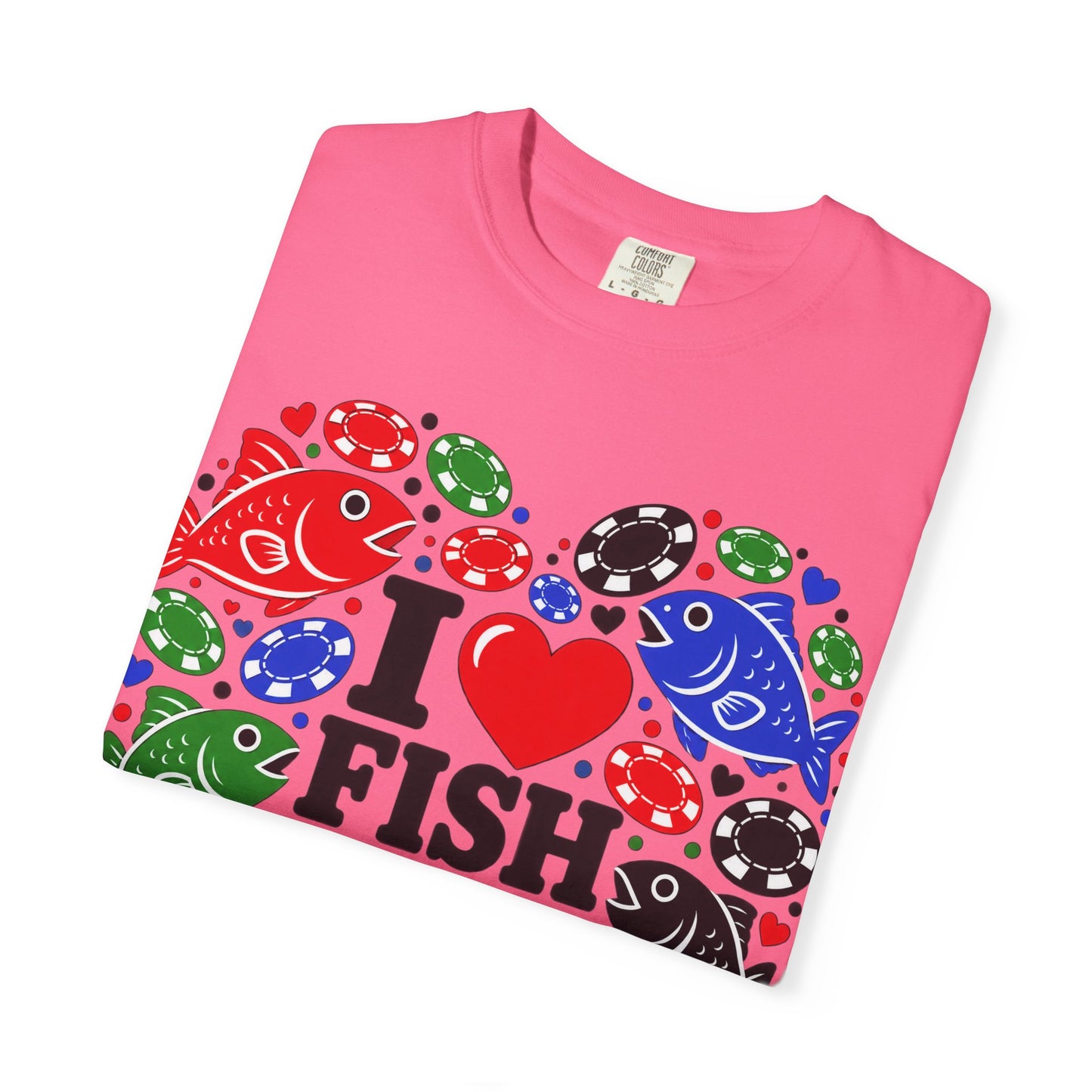 GGC [I Love Fish & Chips] Poker Shirt — T-Shirt