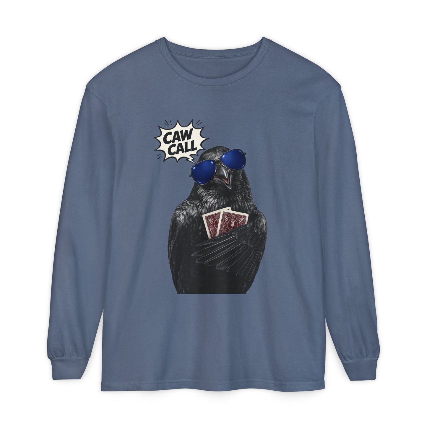 GGC Caw Call Crow Poker Shirt | Long Sleeve Shirt