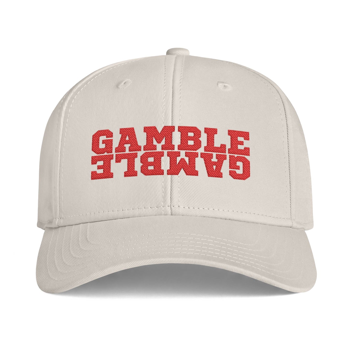 GGC [RED Gamble Gamble] Poker Hat — Structured Snapback