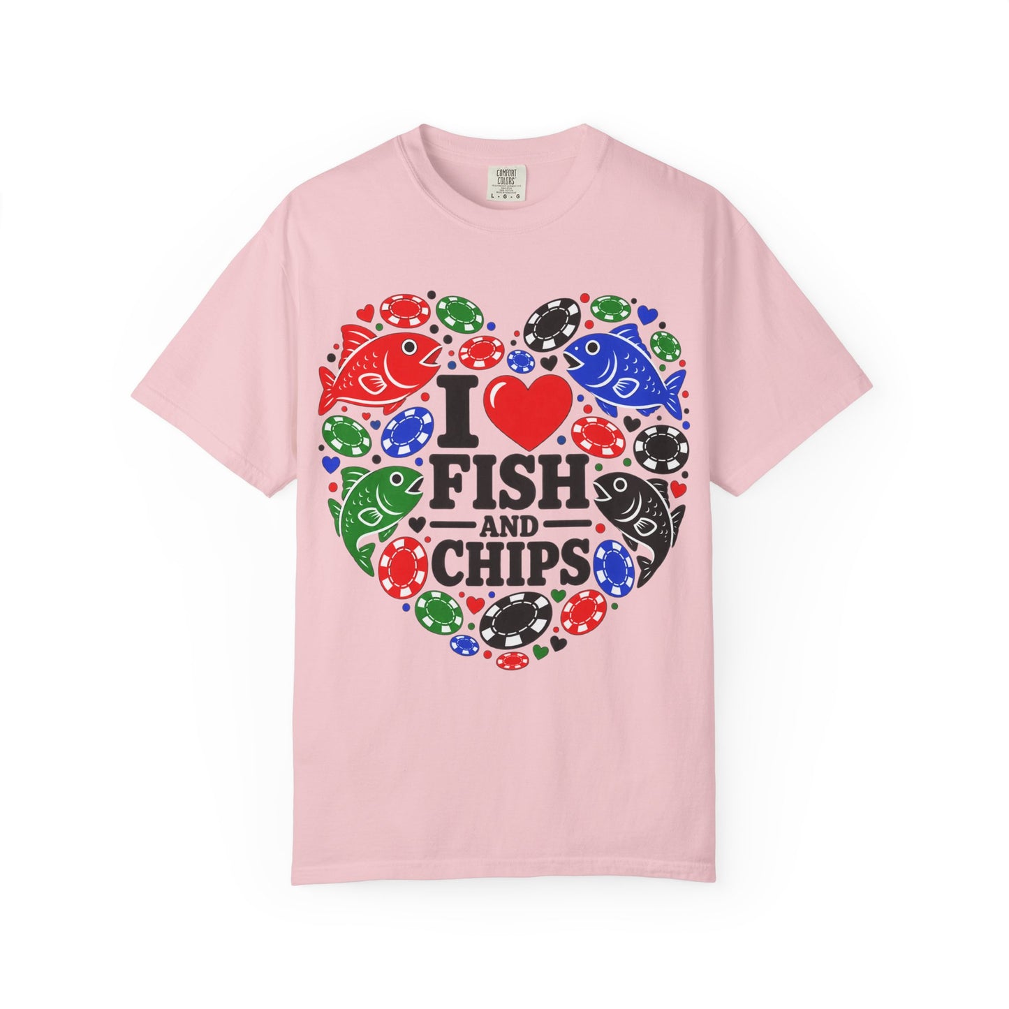 GGC [I Love Fish & Chips] Poker Shirt — T-Shirt