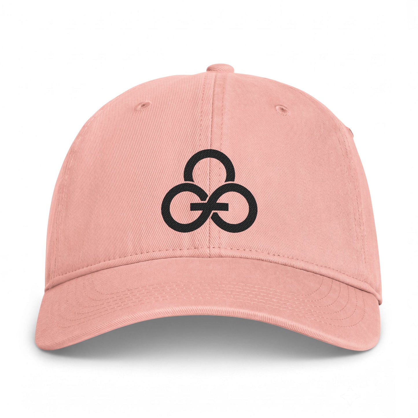 GGC Black Logo Cap | Washed Coastal Baseball Hat