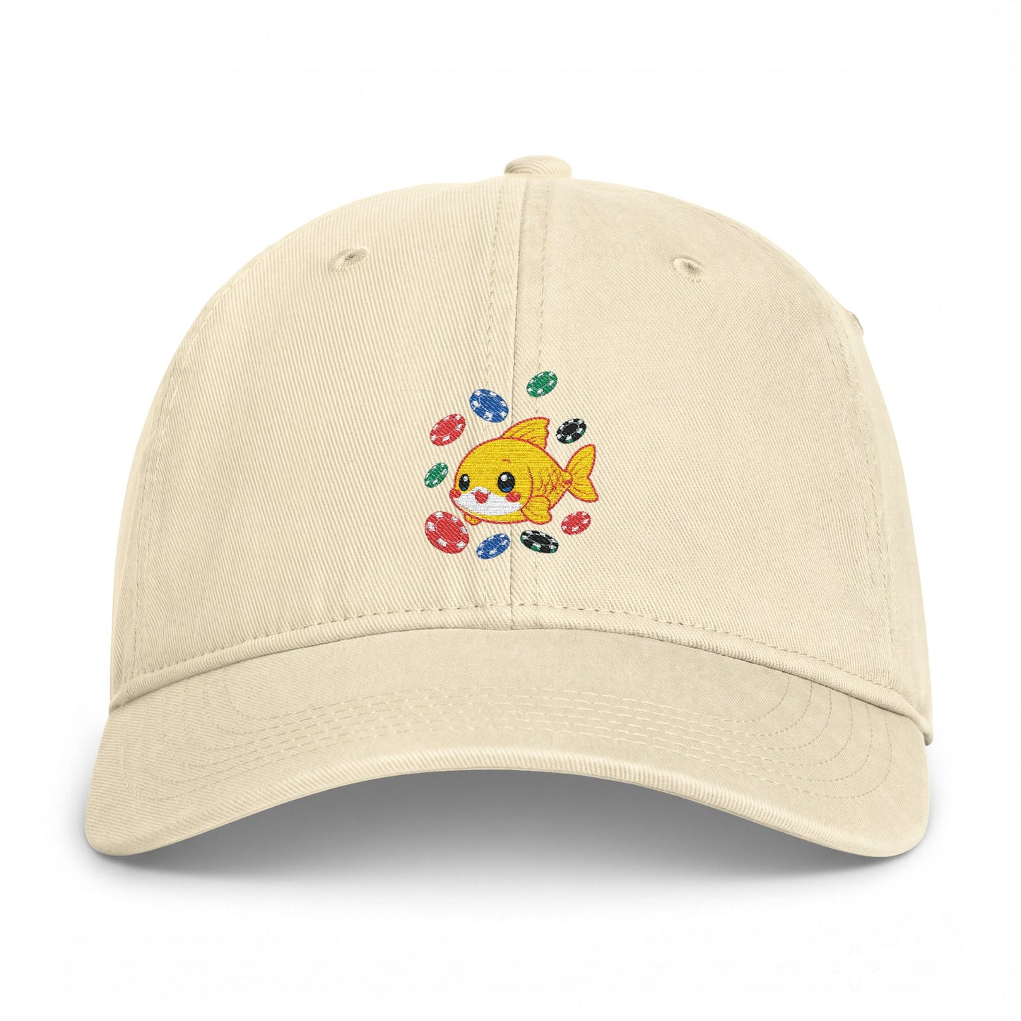 GGC Poker Fish Cap | Washed Coastal Dad Hat