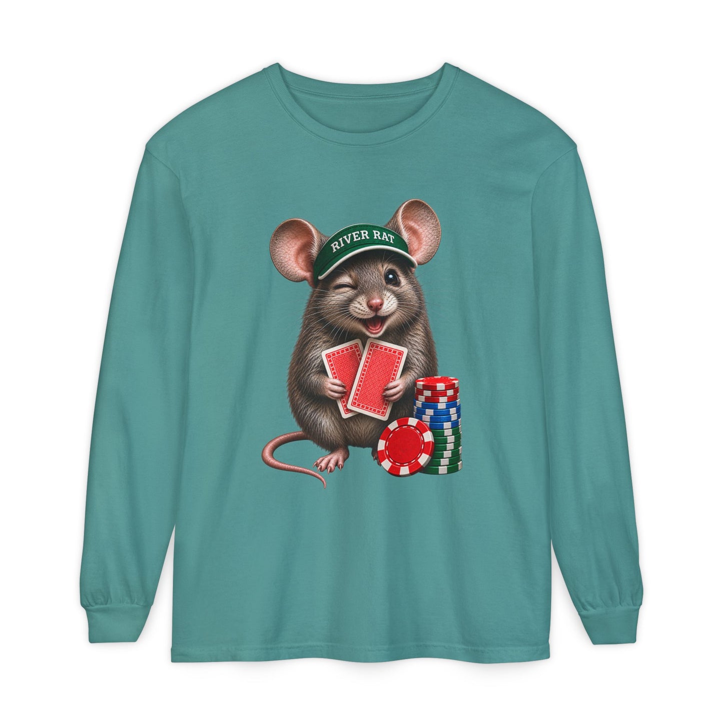 GGC [River Rat] Poker Shirt — Long Sleeve Shirt