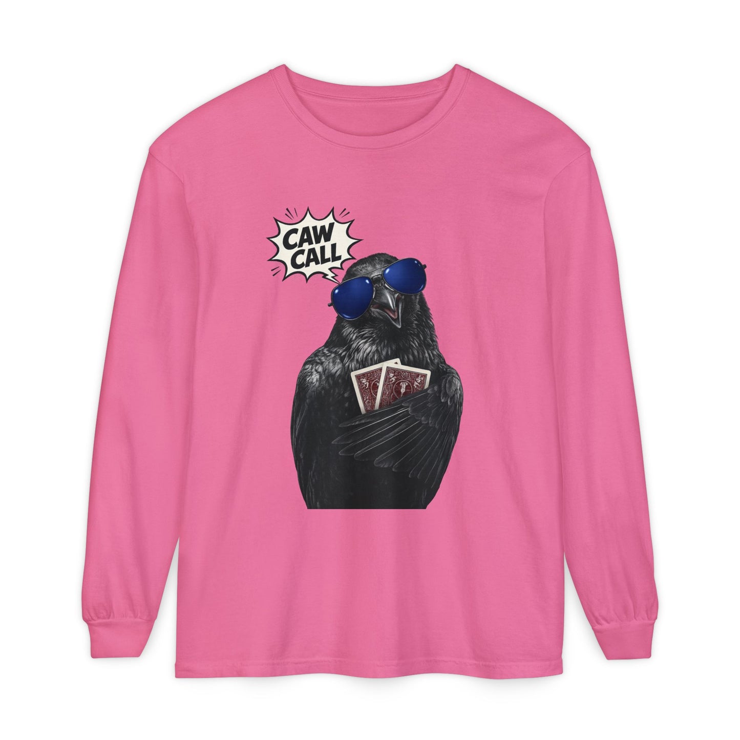 GGC Caw Call Crow Poker Shirt | Long Sleeve Shirt