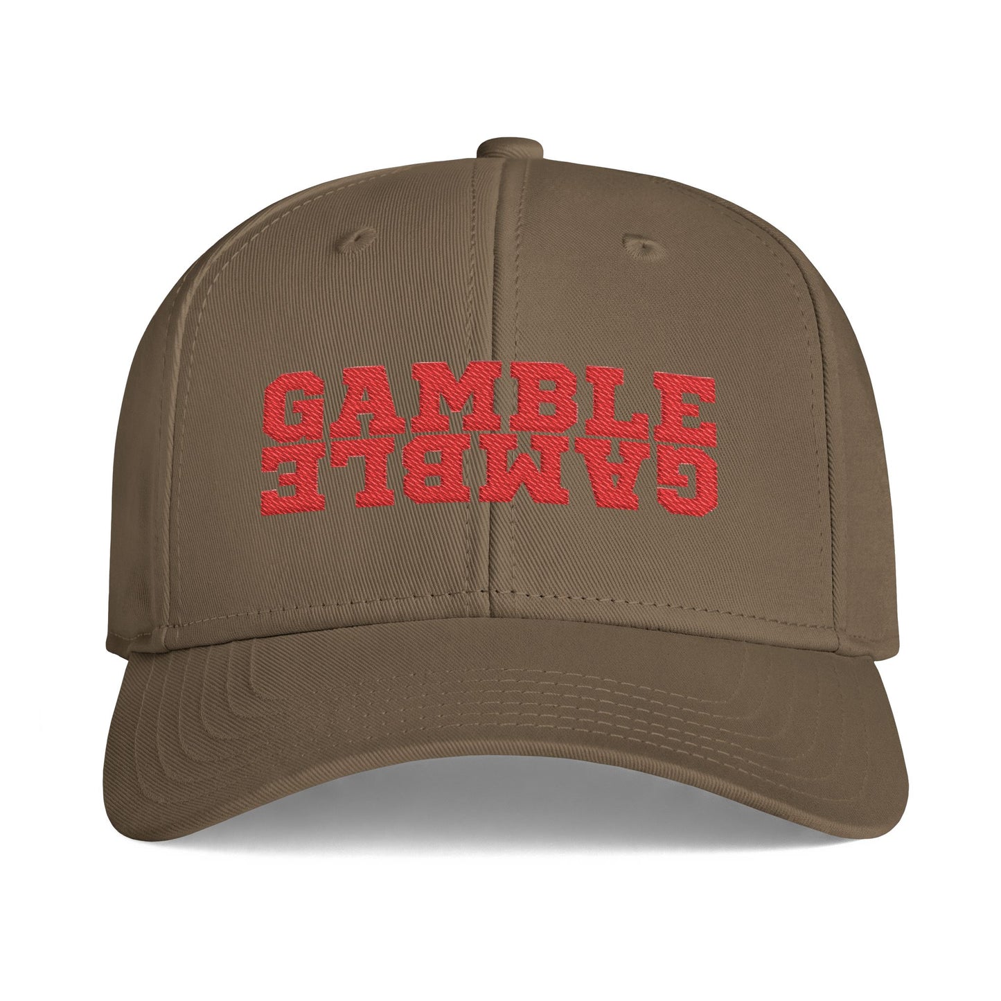 GGC [RED Gamble Gamble] Poker Hat — Structured Snapback