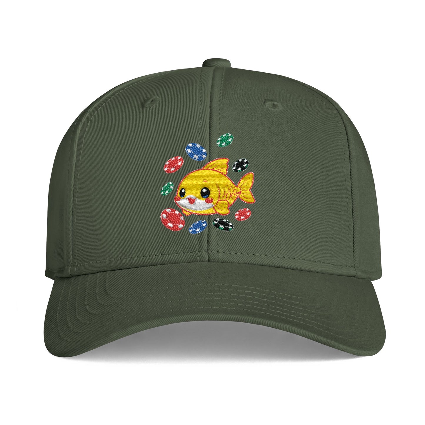 GGC [Poker Fish] Poker Hat — Structured Snapback