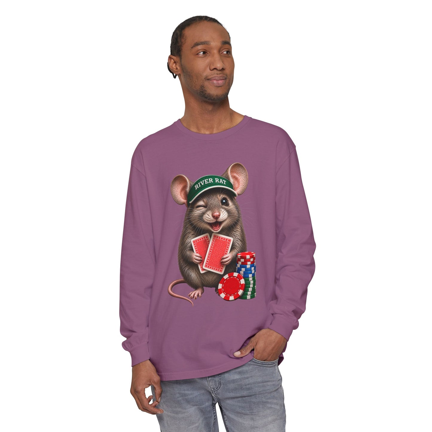GGC [River Rat] Poker Shirt — Long Sleeve Shirt