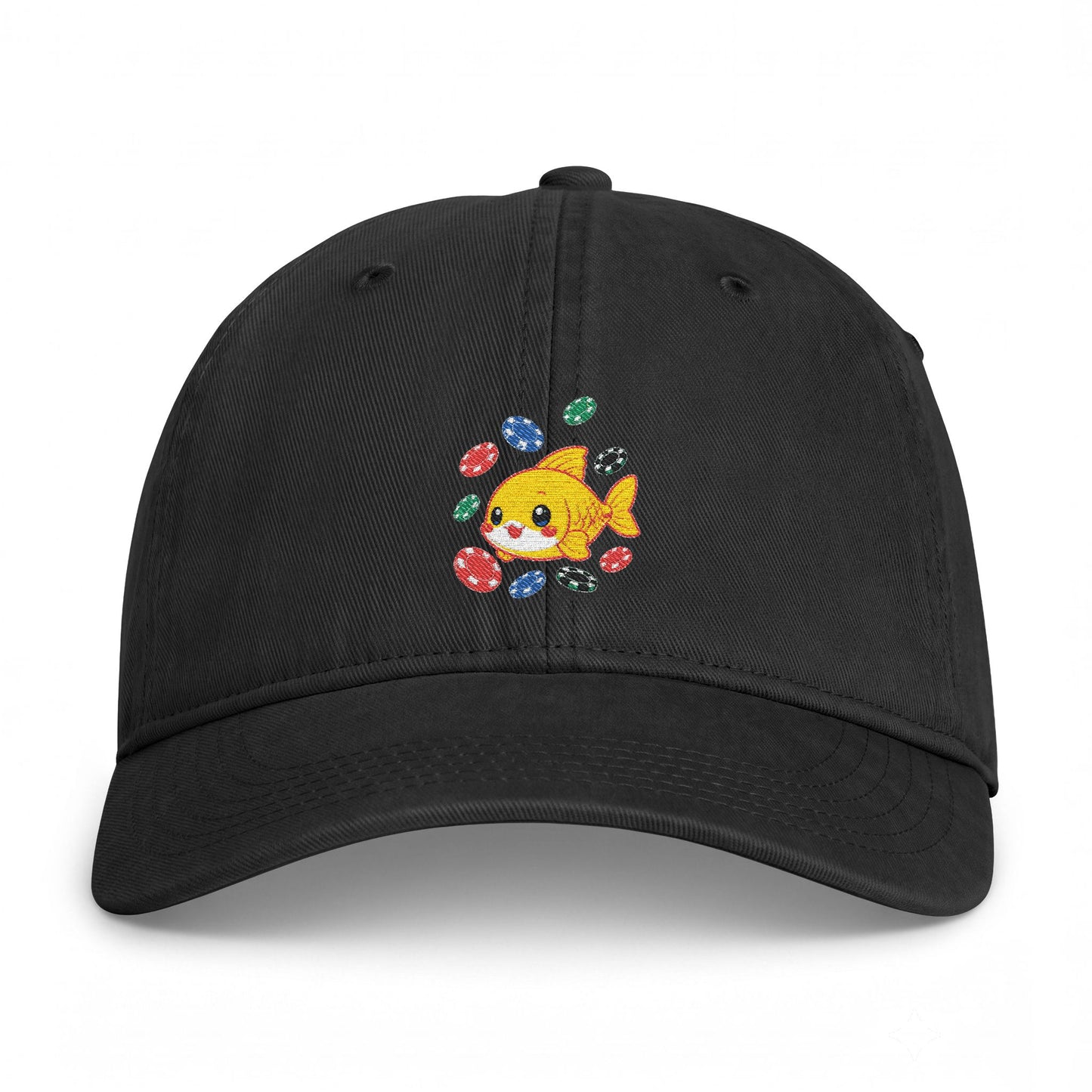 GGC Poker Fish Cap | Washed Coastal Dad Hat