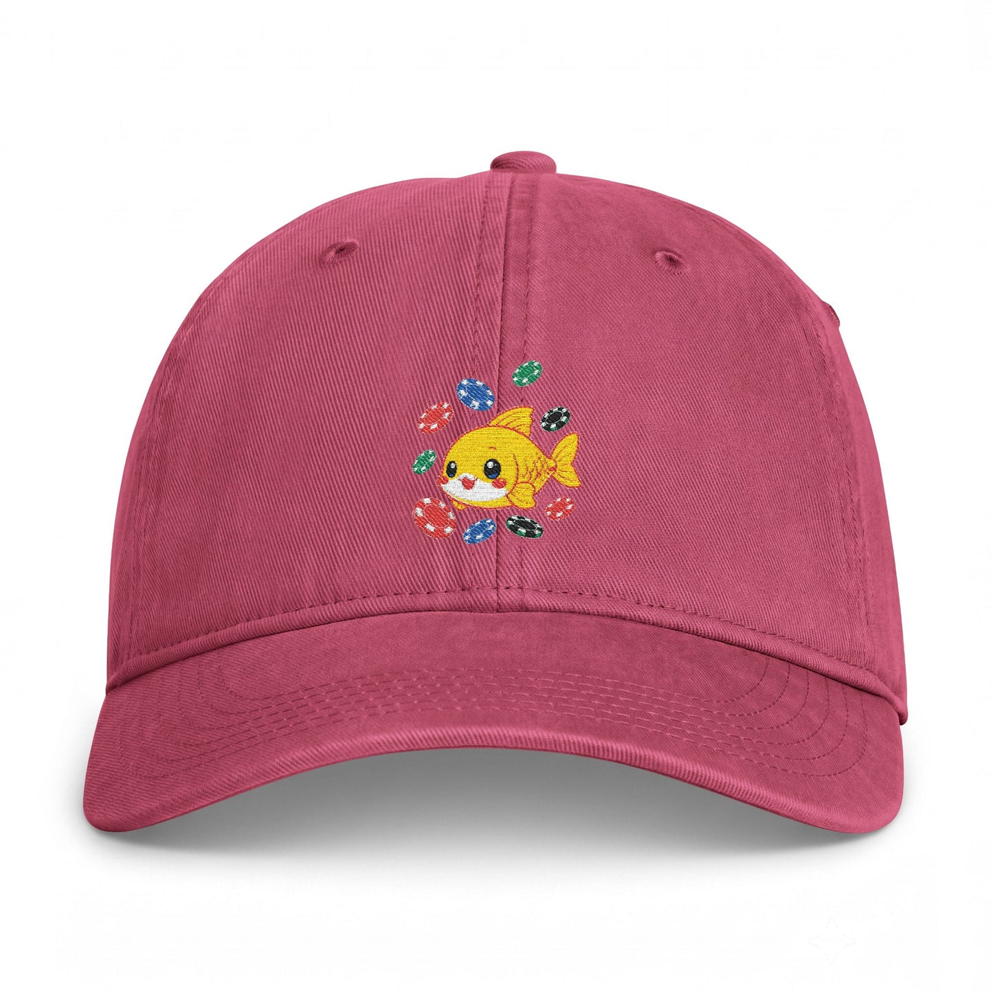 GGC Poker Fish Cap | Washed Coastal Dad Hat