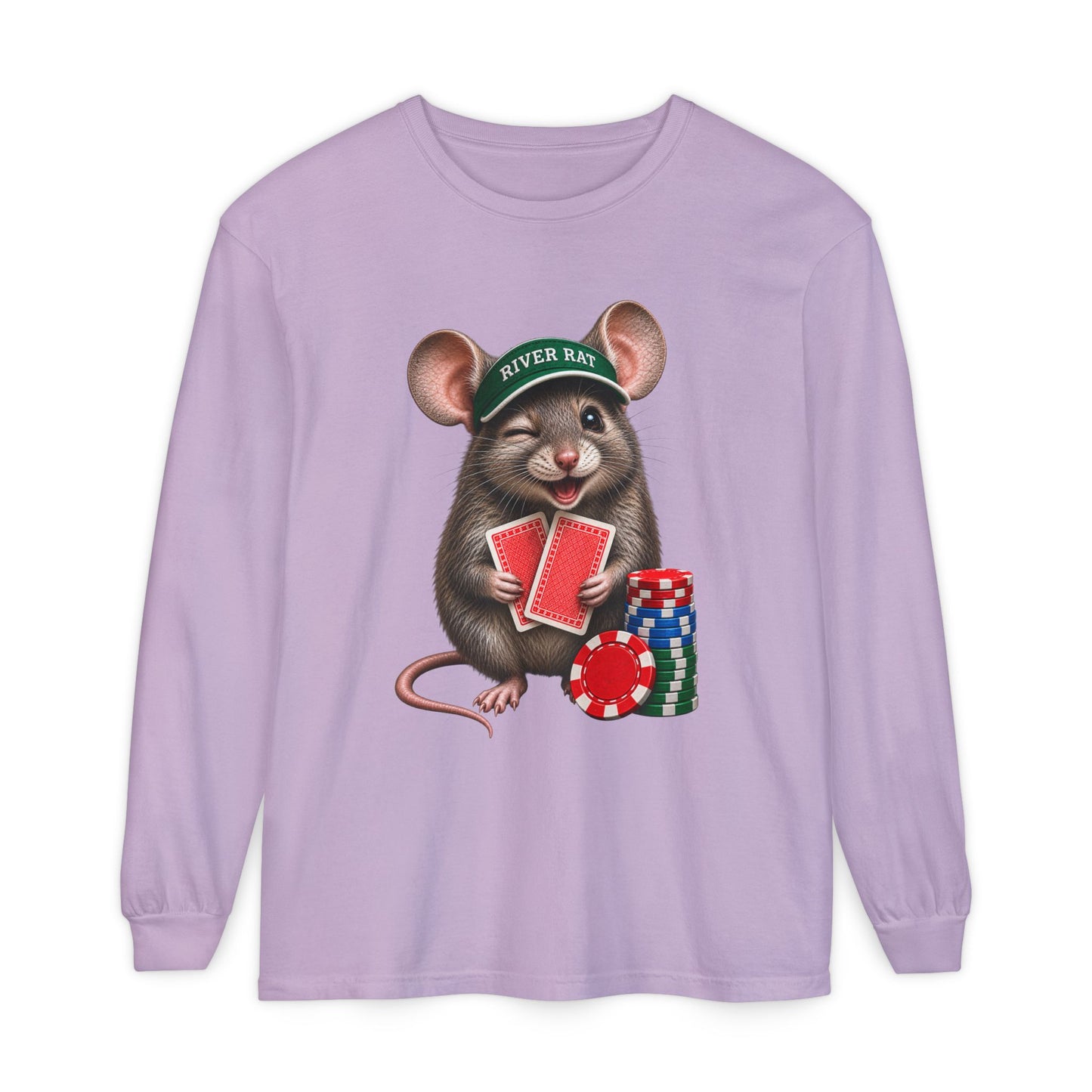 GGC [River Rat] Poker Shirt — Long Sleeve Shirt