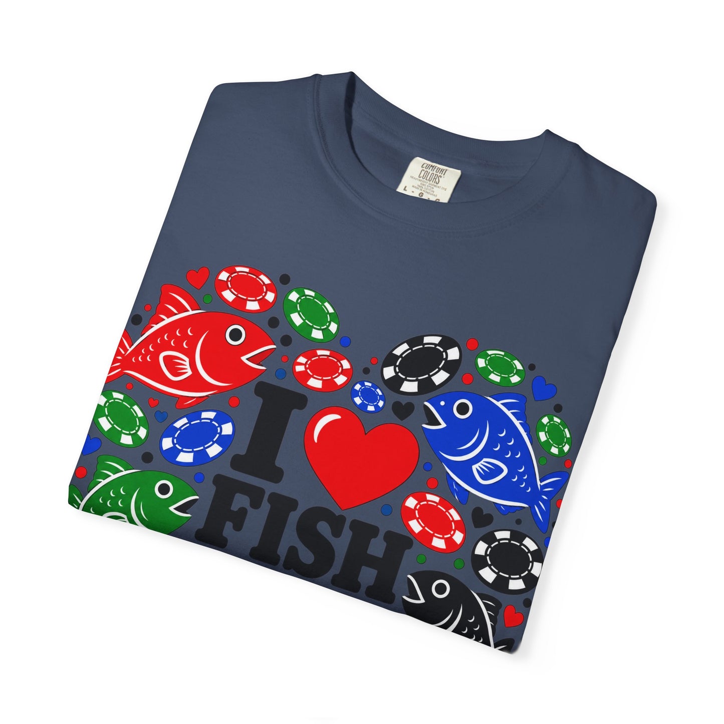 GGC [I Love Fish & Chips] Poker Shirt — T-Shirt