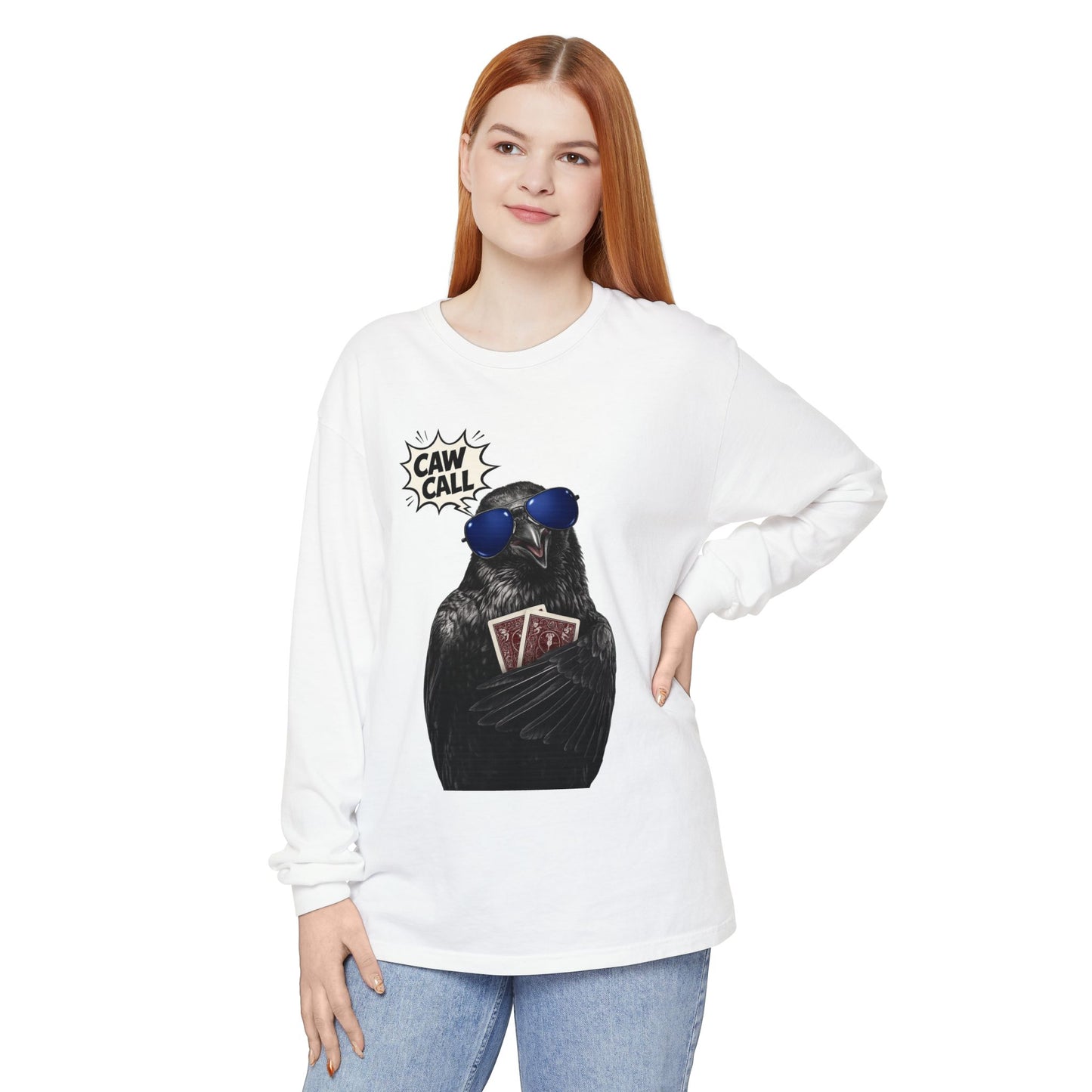 GGC Caw Call Crow Poker Shirt | Long Sleeve Shirt