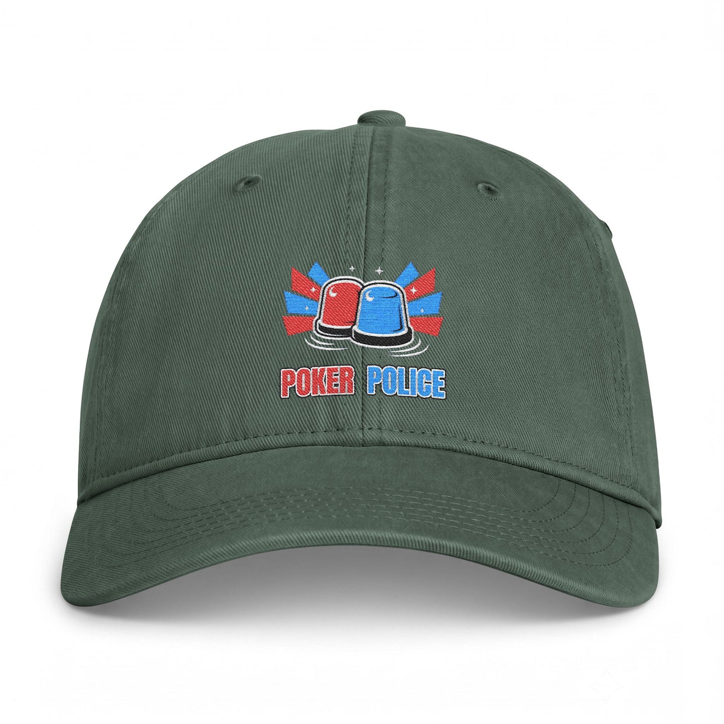 GGC Poker Police | Washed Coastal Baseball Hat