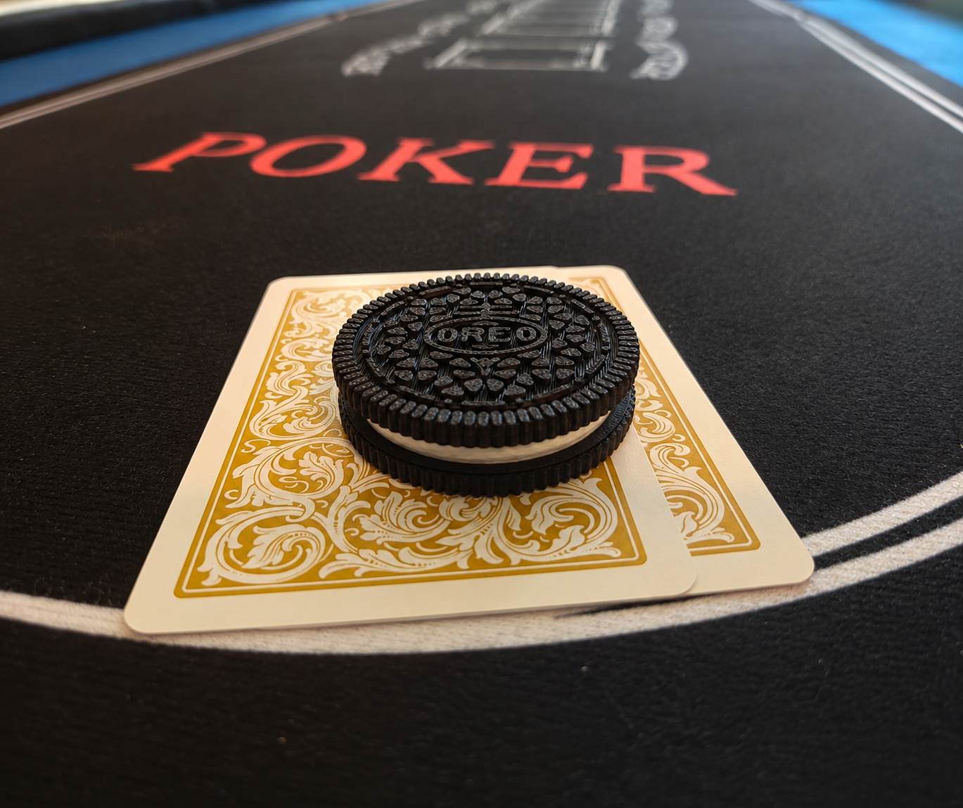 Rounders Inspired Poker Cookie Card Guard Spinning Fidget (Card Protector)